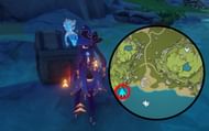 Here is where it will spawn in the Golden Apple Archipelago (Image via HoYoverse)